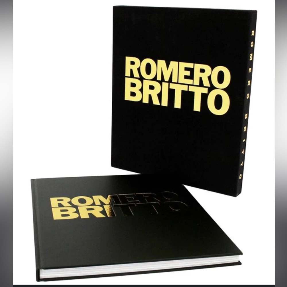 COFFEE TABLE BOOK - ROMERO BRITTO - VIP EDITION (BLACK)